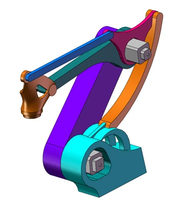 KUKA 机械臂三维结构模型